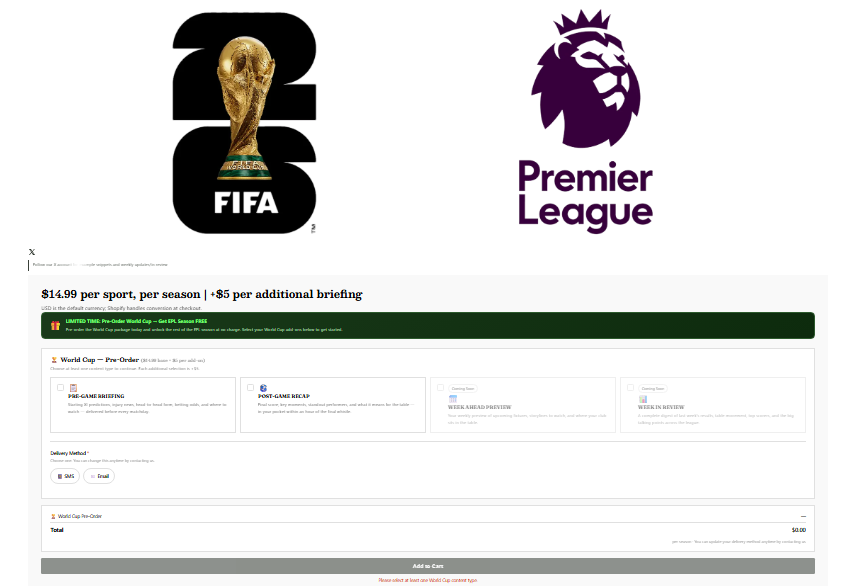 Gameday TL;DR — AI Sports Briefings